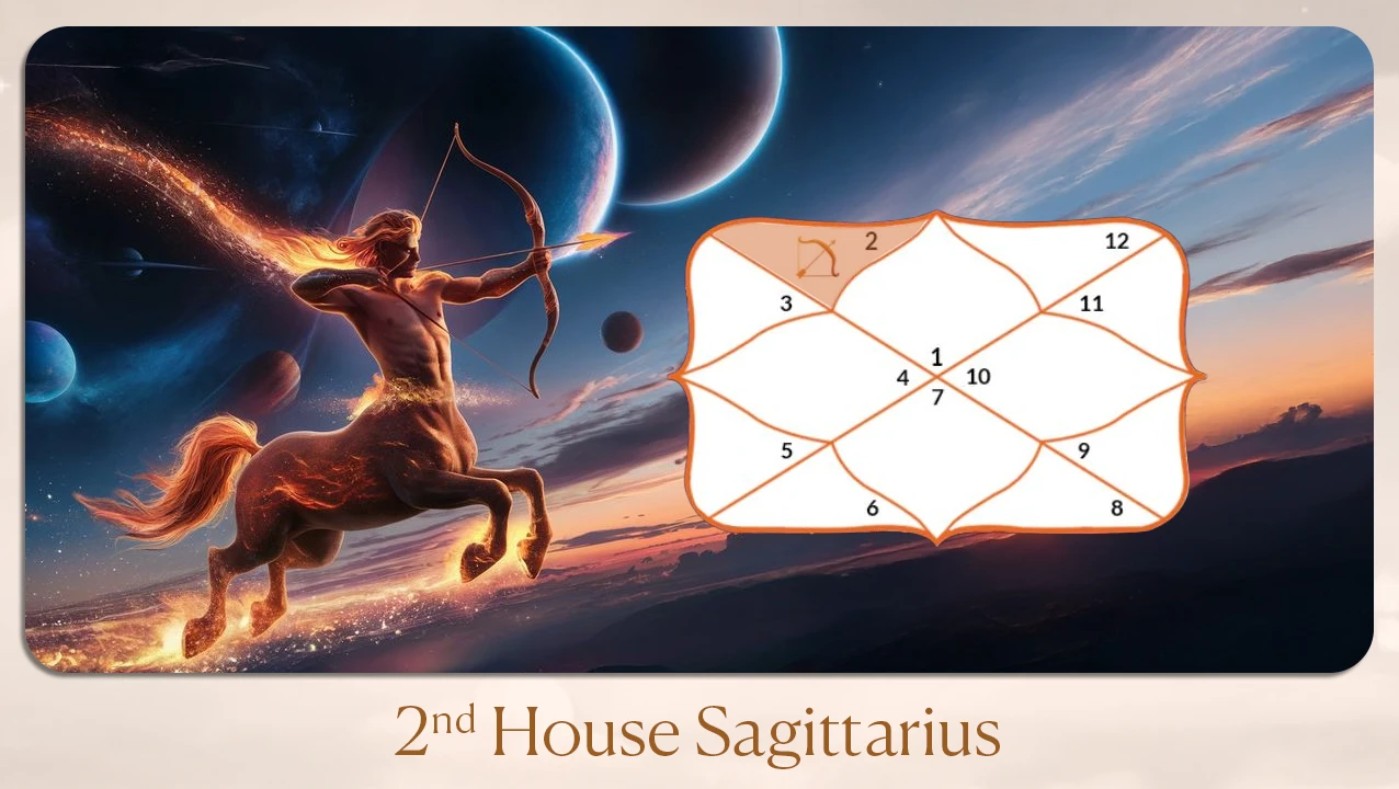 2nd house sagittarius